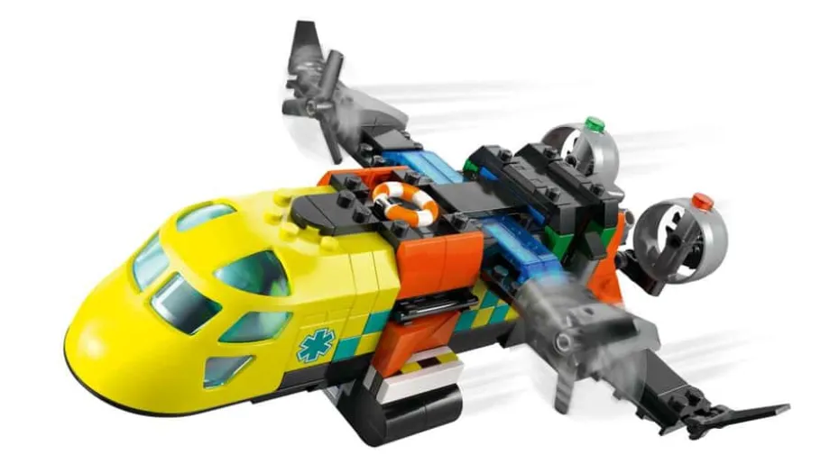 LEGO® City Fly-, servicebil- og luftputebåt-remix 60505