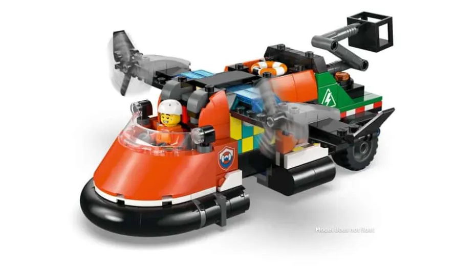 LEGO® City Fly-, servicebil- og luftputebåt-remix 60505