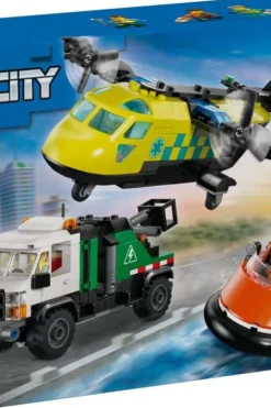 LEGO® City Fly-, servicebil- og luftputebåt-remix 60505