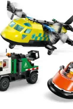 LEGO® City Fly-, servicebil- og luftputebåt-remix 60505