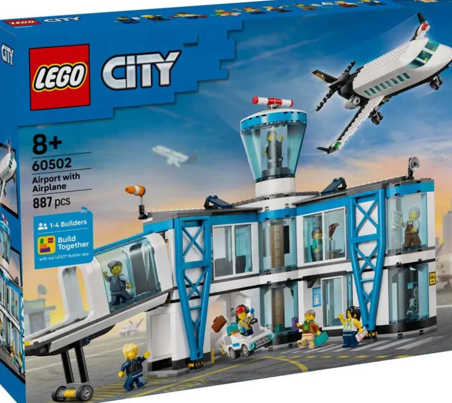 LEGO® City Flyplass og fly 60502