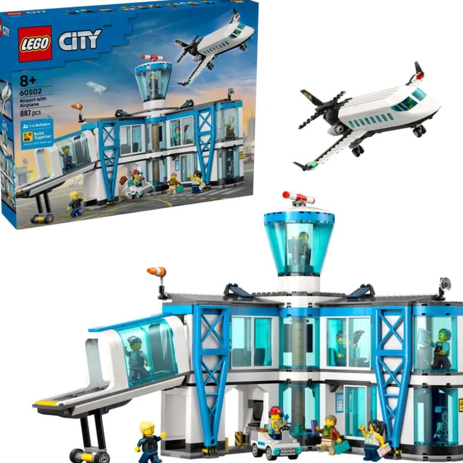 LEGO® City Flyplass og fly 60502