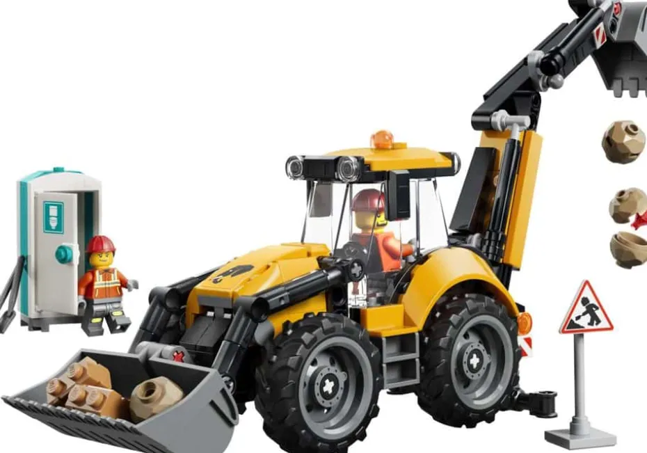 LEGO® City Gul traktorgraver 60480
