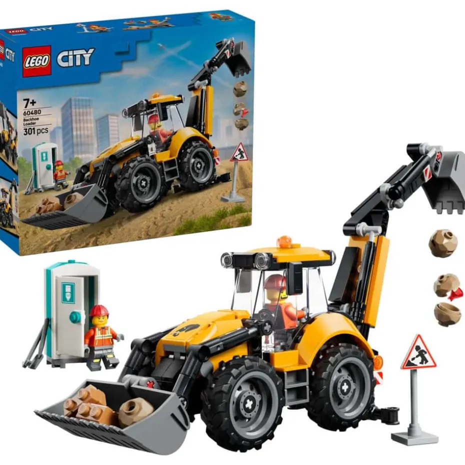 LEGO® City Gul traktorgraver 60480