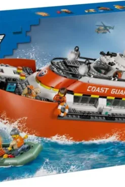 LEGO® City Kystvaktens helikopter og redningsbåt 60504