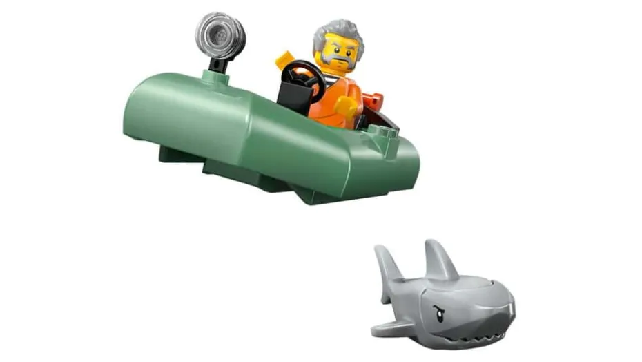 LEGO® City Skurkejakt med politibåt leke og flytende hurtigbåt og jolle 60456