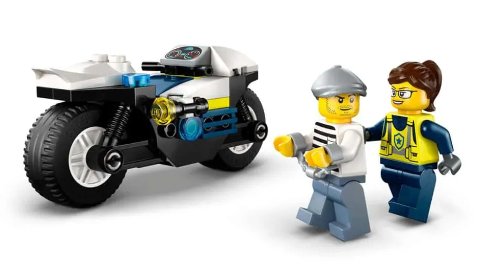 LEGO® City Skurkejakt med motorsykkelpolitiet 60455