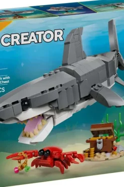 LEGO® Creator Blodtørstig hai med skattkiste 31381