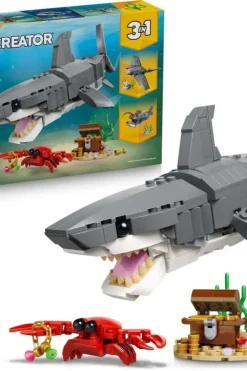 LEGO® Creator Blodtørstig hai med skattkiste 31381