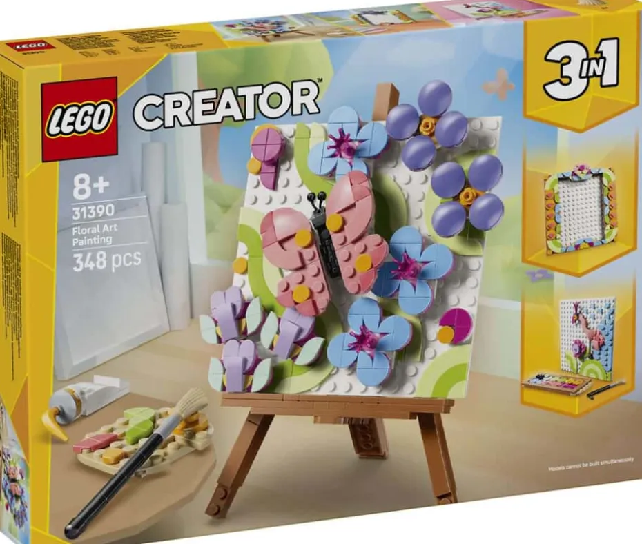 LEGO® Creator 3-i-1 Dekorativt blomstermaleri 31390