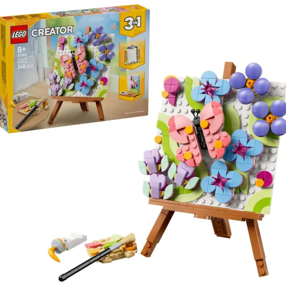 LEGO® Creator 3-i-1 Dekorativt blomstermaleri 31390