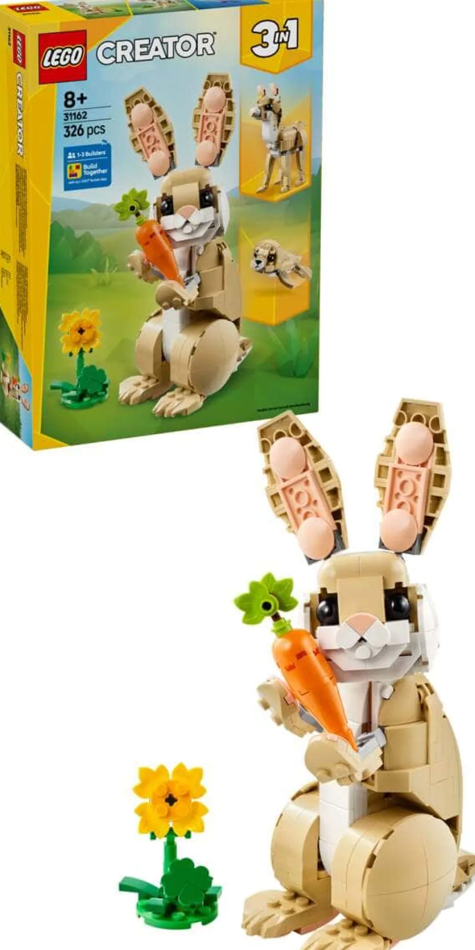 LEGO® Creator 3-i-1 Søt kanin 31162