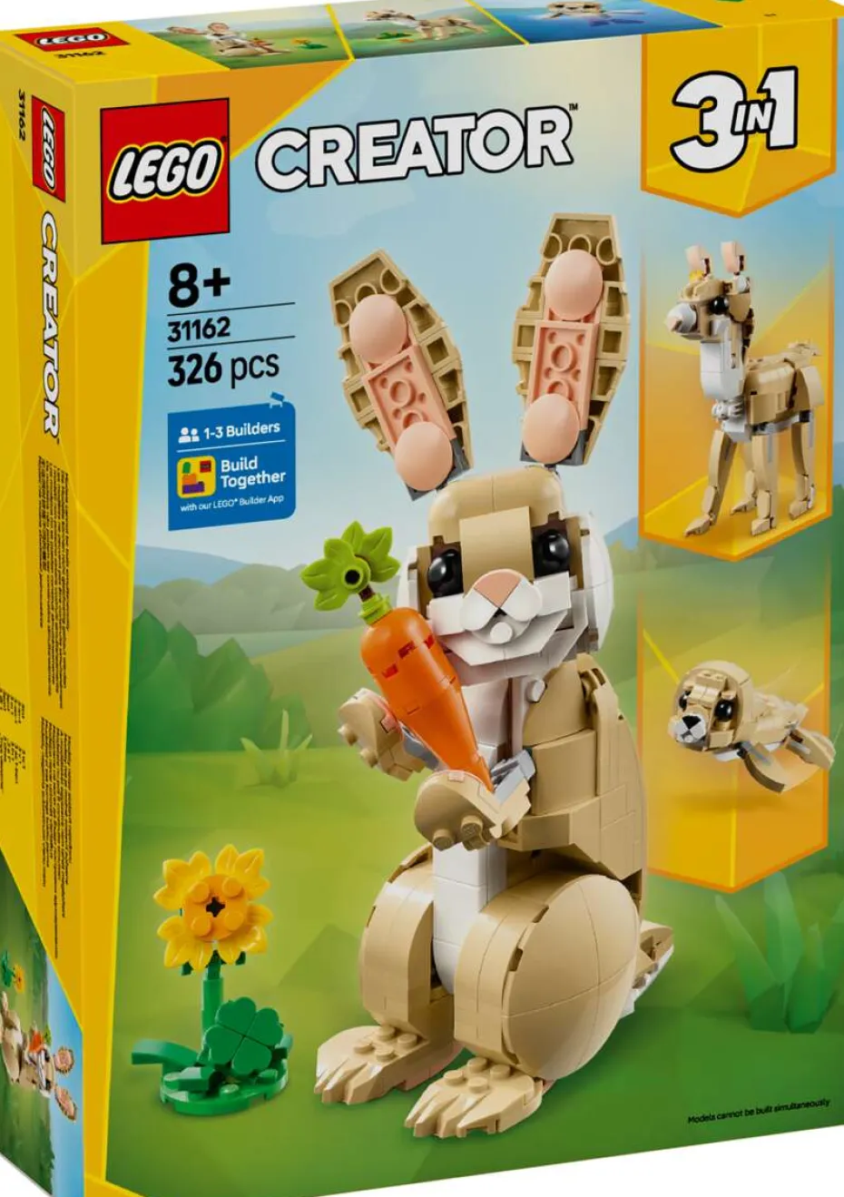 LEGO® Creator 3-i-1 Søt kanin 31162