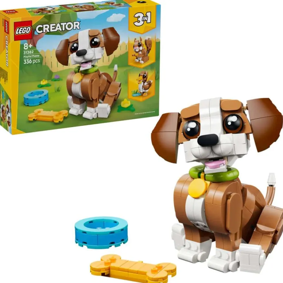 LEGO® Creator Søte dyr: lekelysten valp 31382