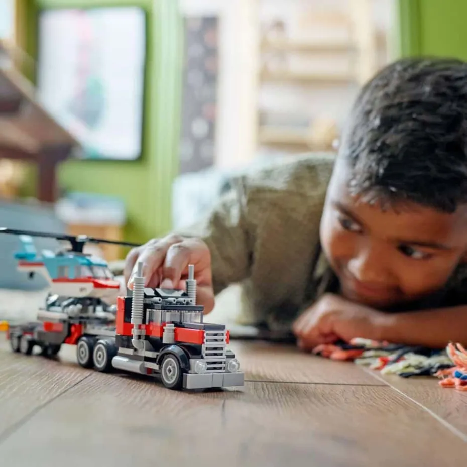LEGO® Creator Trailer med helikopter 31146