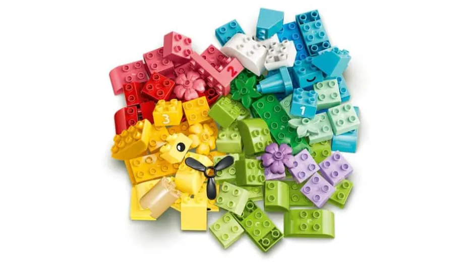 LEGO® DUPLO® Classic Kreativitetsboks med fargerike klosser 10479