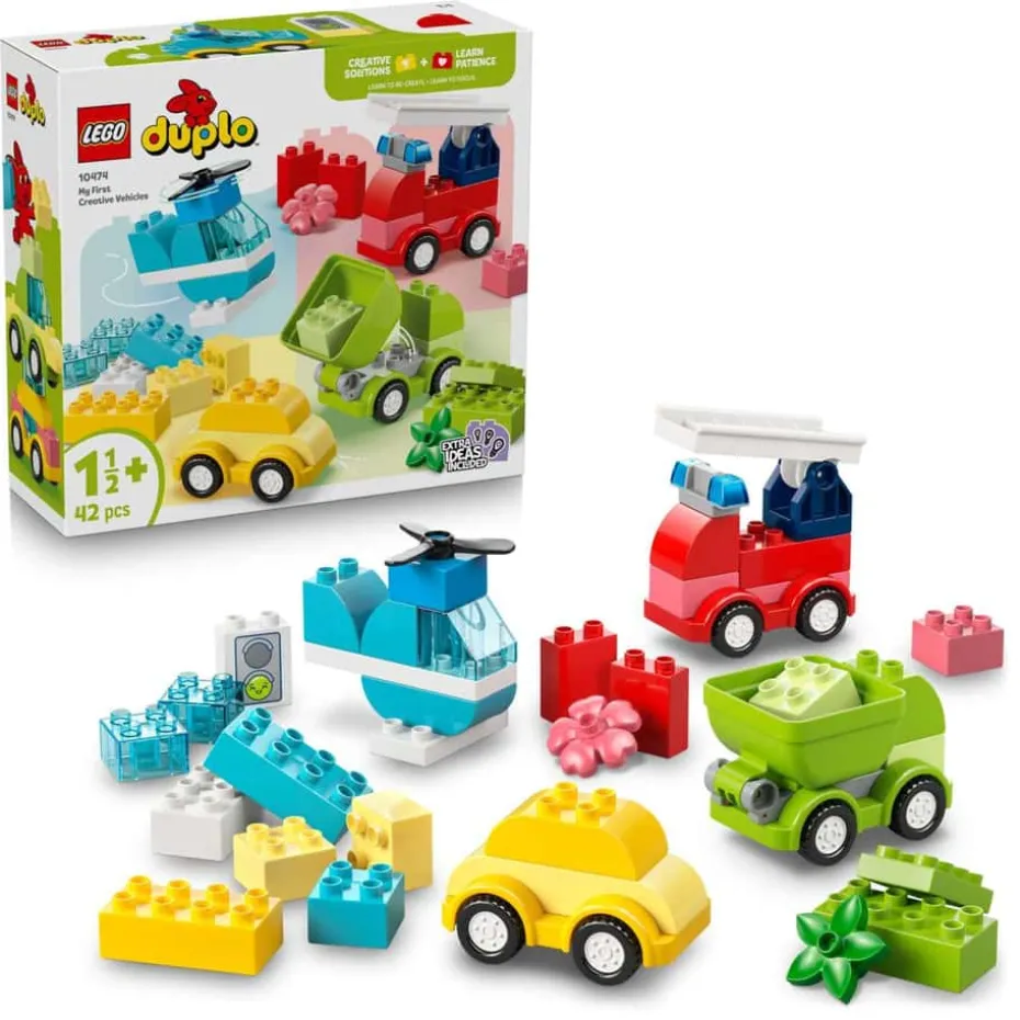 LEGO® DUPLO® Mine første kreative kjøretøy 10474