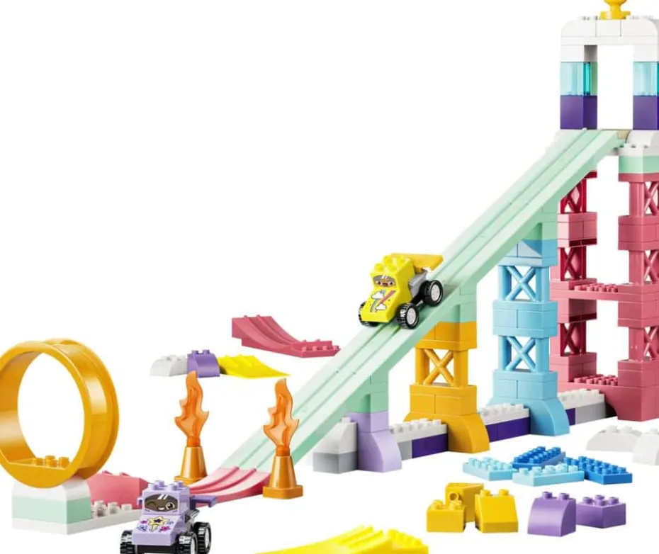 LEGO® DUPLO® Town 3-i-1 Kreative ramper med biler 10478