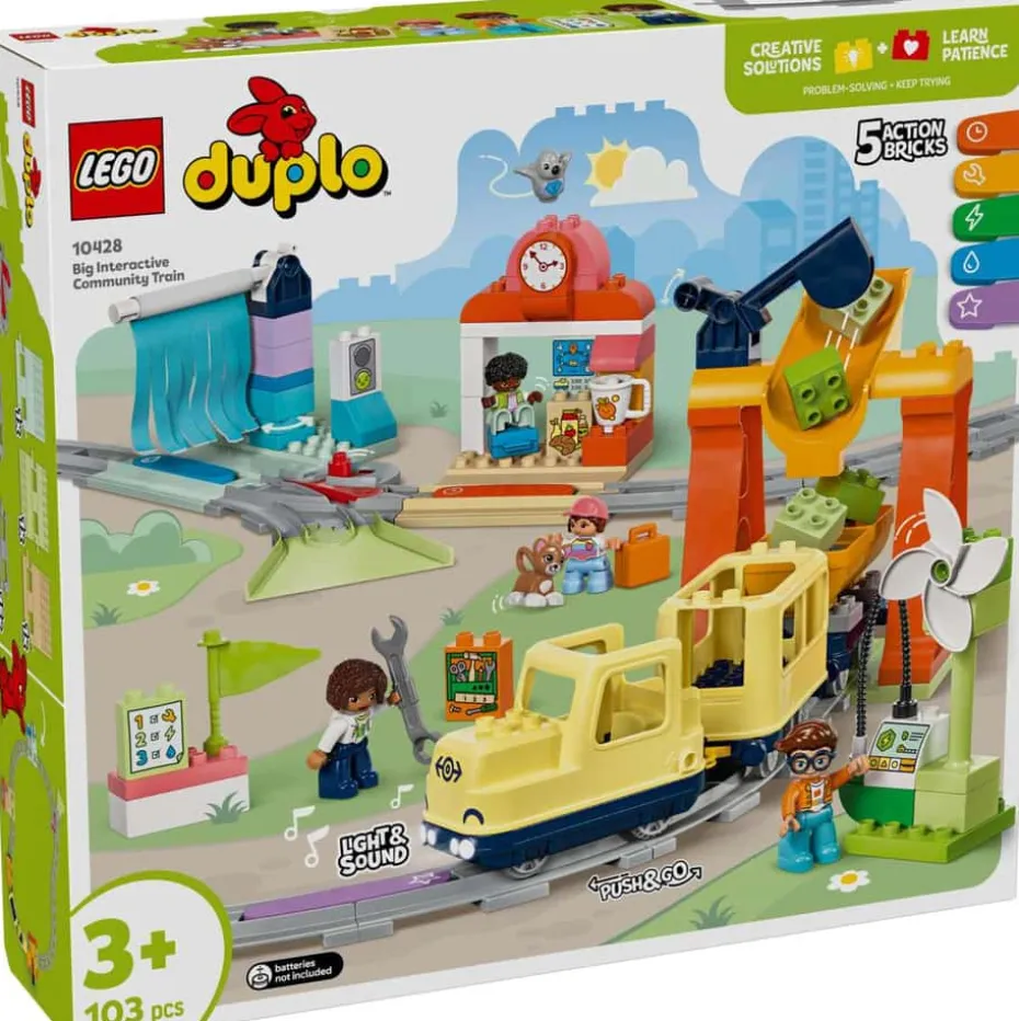 LEGO® DUPLO® Town Stort, interaktivt lokaltog 10428