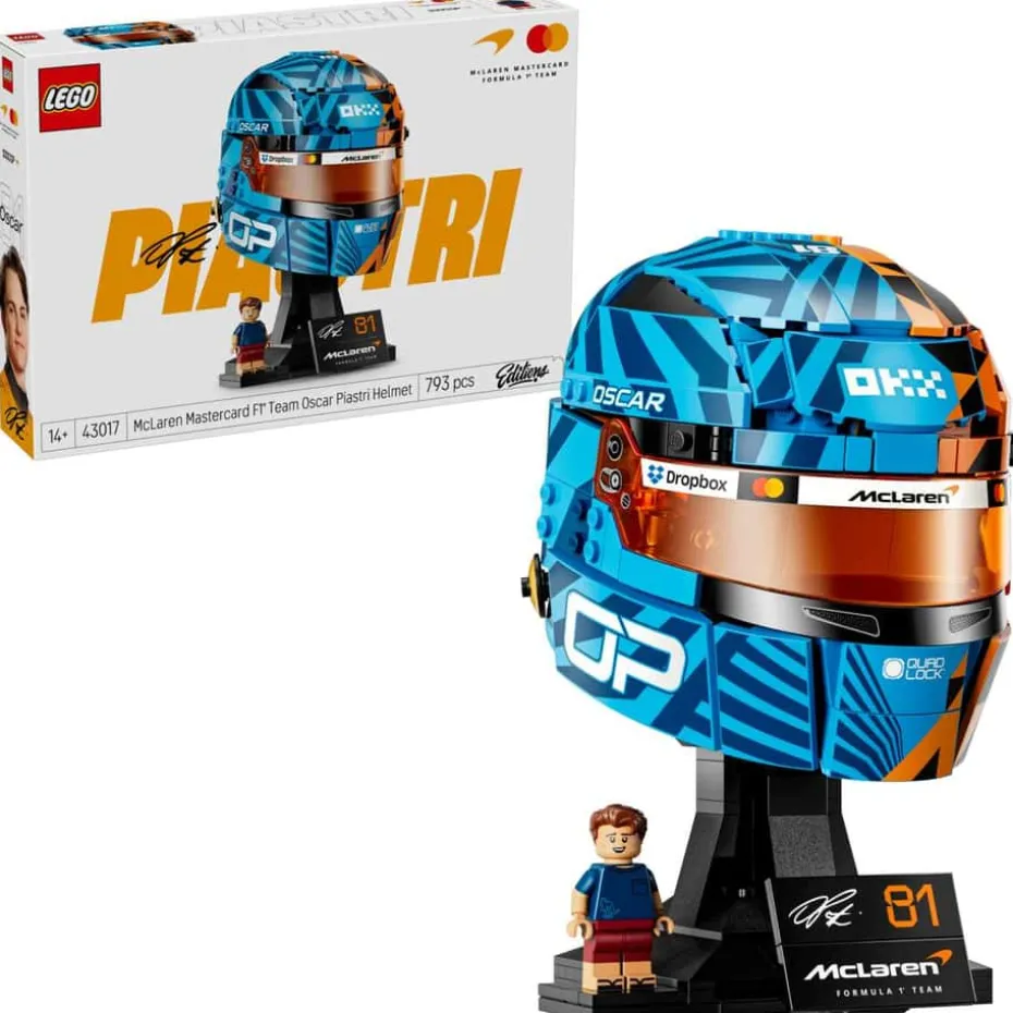 LEGO® Editions McLaren Mastercard F1® Team Oscar Piastri hjelm 43017