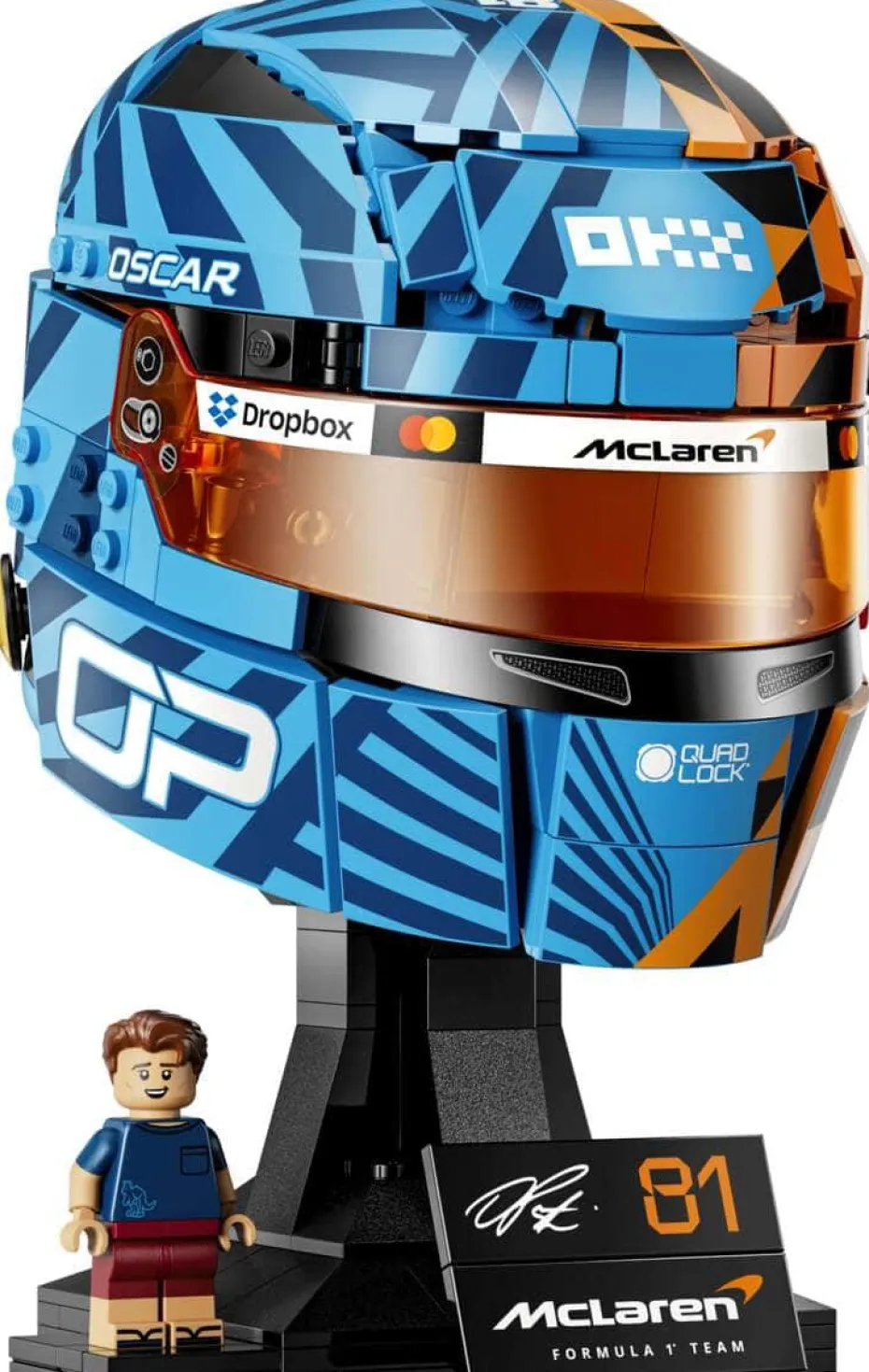 LEGO® Editions McLaren Mastercard F1® Team Oscar Piastri hjelm 43017