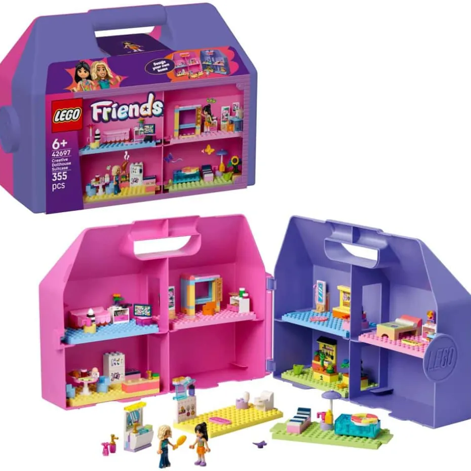LEGO® Friends Kreativ koffert med dukkehus 42697