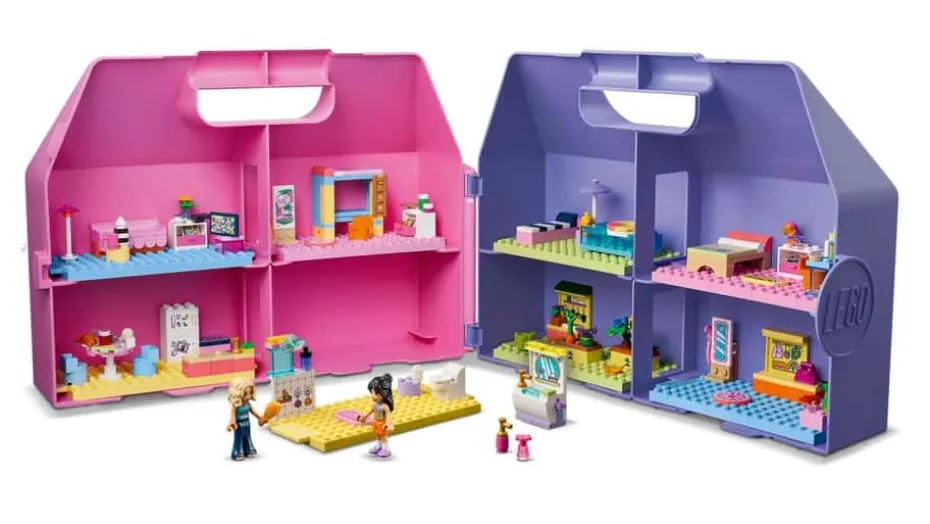 LEGO® Friends Kreativ koffert med dukkehus 42697