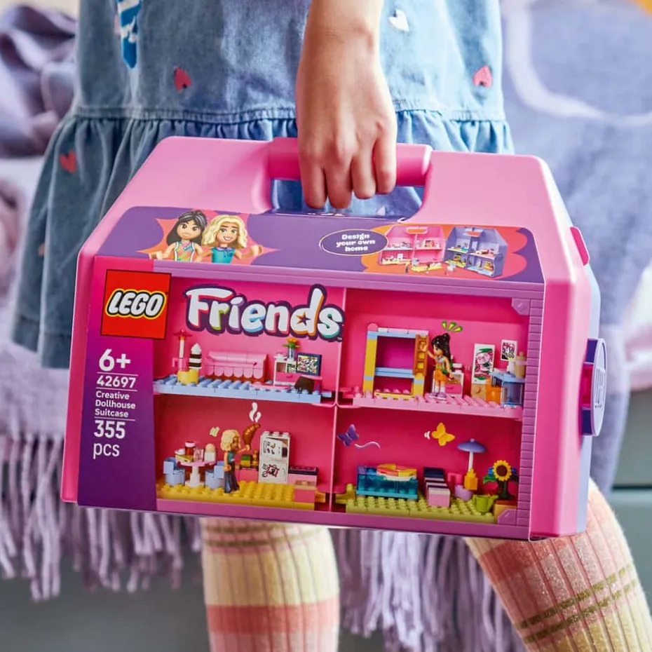 LEGO® Friends Kreativ koffert med dukkehus 42697