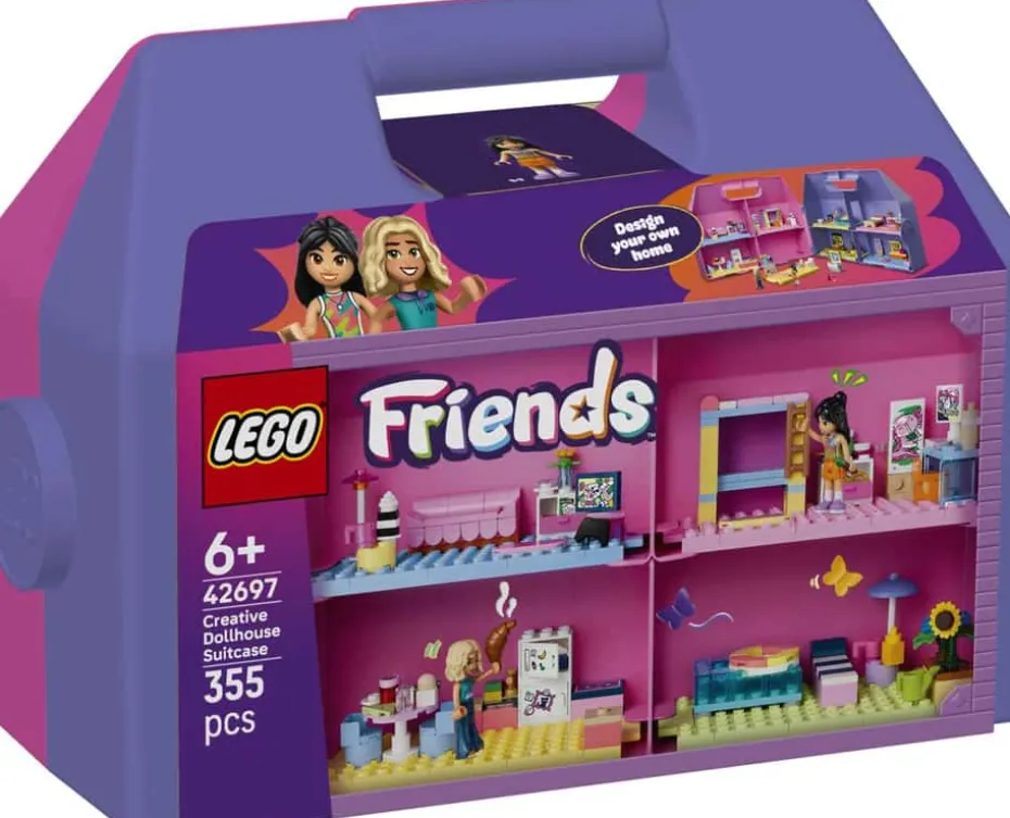 LEGO® Friends Kreativ koffert med dukkehus 42697