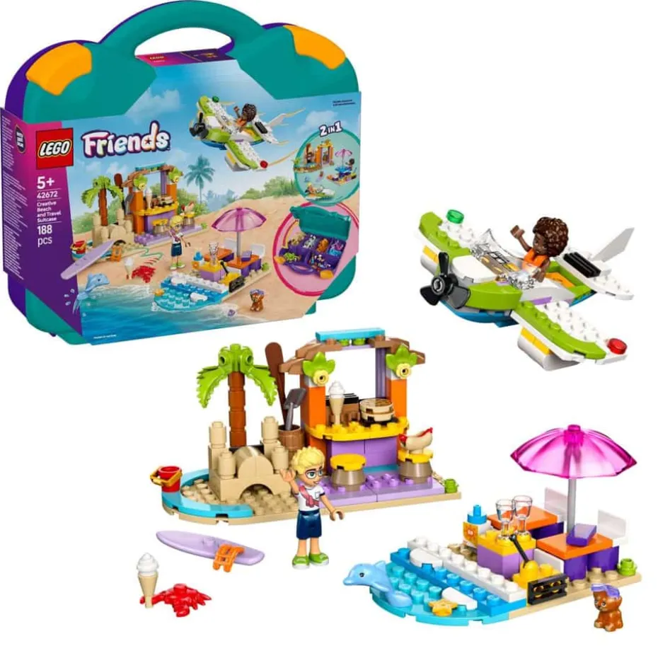 LEGO® Friends Kreativ reise- og strandkoffert 42672