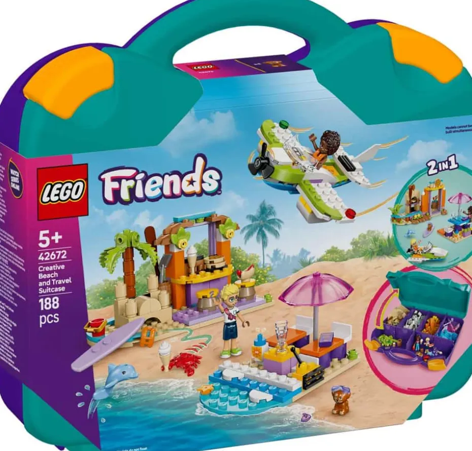 LEGO® Friends Kreativ reise- og strandkoffert 42672
