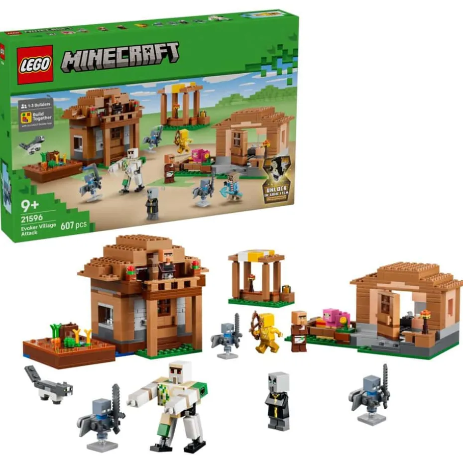 LEGO® Minecraft® Angrepet på åndemanerlandsbyen 21596
