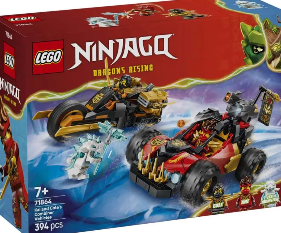 LEGO® NINJAGO® Kai og Coles kombokjøretøy 71864