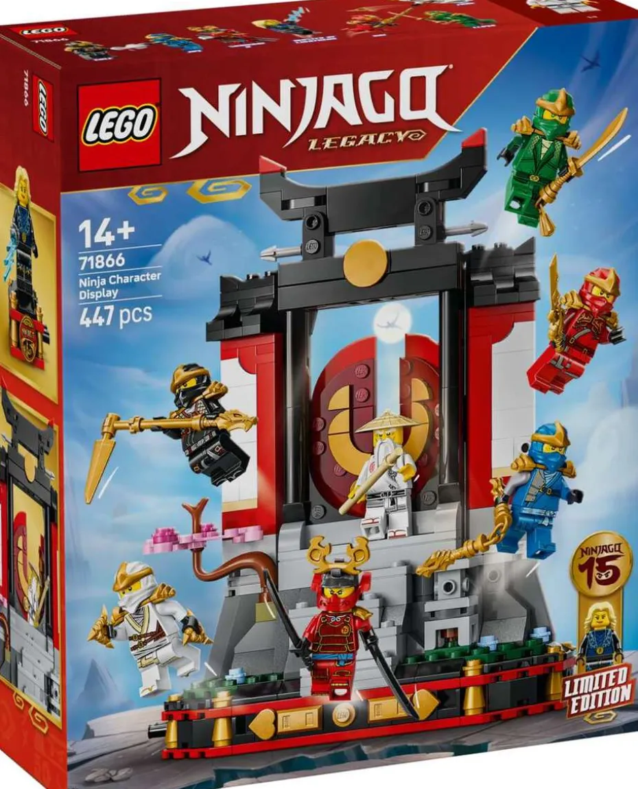 LEGO® NINJAGO® 15-årsjubileumssett med ninja-figurer 71866