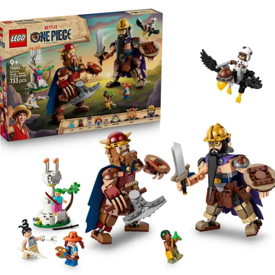 LEGO® ONE PIECE Dorry mot Brogy – kjempene fra Little Garden 75644