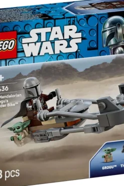 LEGO® Star Wars™ Mandalorianeren og Grogus speedersykkel 75436