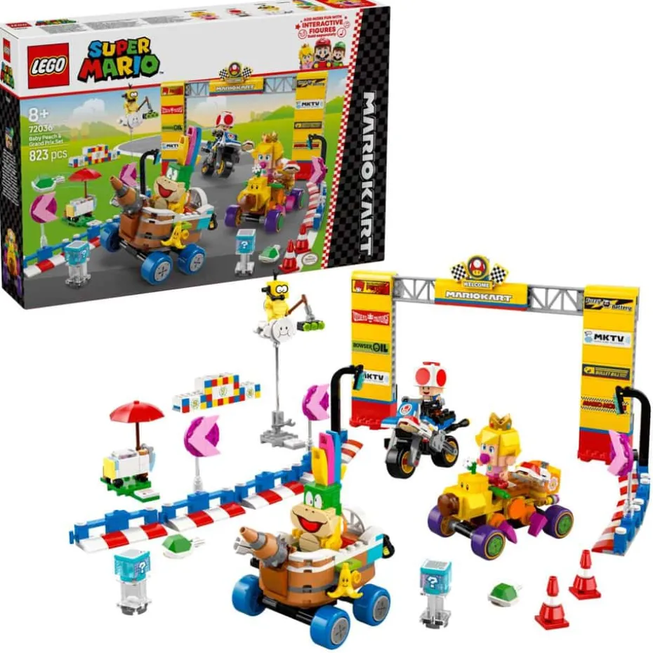 LEGO® Super Mario™: Mario Kart™ – Baby Peach og Grand Prix 72036