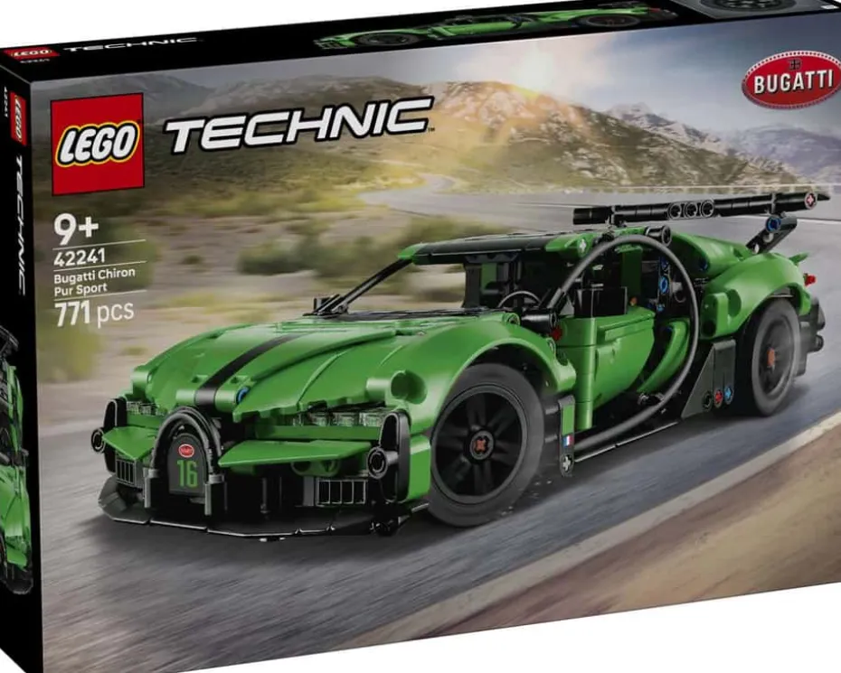 LEGO® Technic Grønn Bugatti Chiron Pur Sport-hyperbil 42241