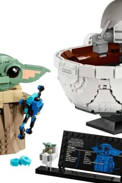LEGO®Star Wars: The Mandalorian™ Grogu™ med svevende barnevogn 75403