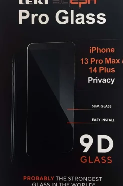 Leki bycph Privacy Pro Glass skjermbeskytter til iPhone 13 Pro Max/14 Plus