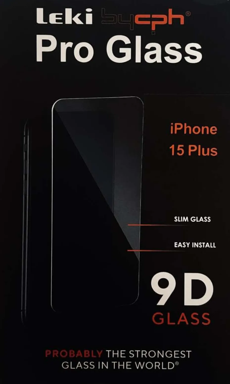 Leki bycph Privacy Pro Glass skjermbeskytter til iPhone 15 Plus