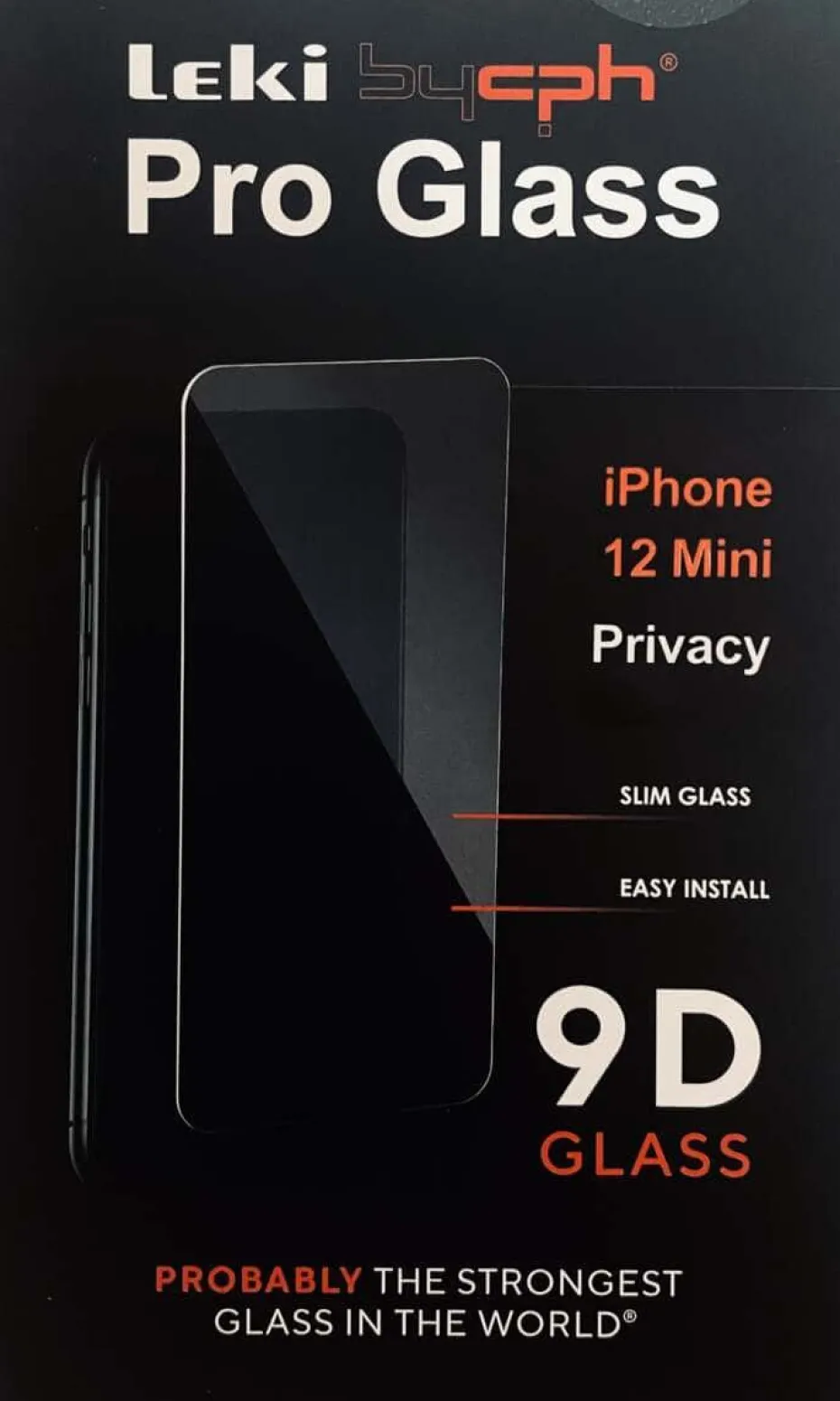 Leki bycph Privacy Pro Glass skjermbeskytter til iPhone 12 Mini