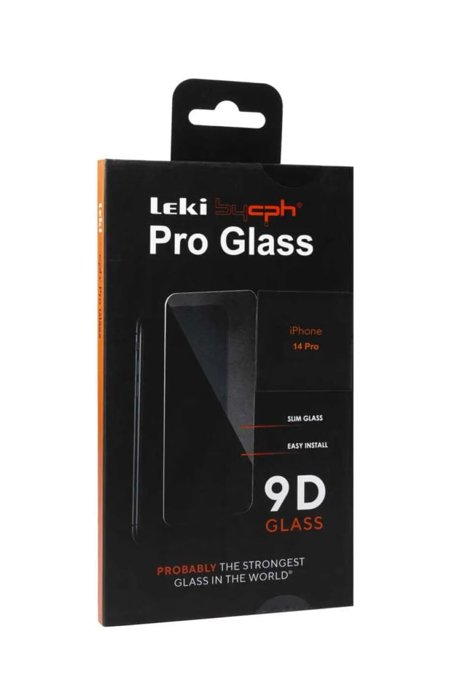 Leki bycph Pro Glass 9D skjermbeskyttelse til iPhone 14 Pro