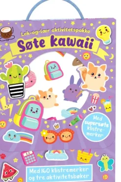 Lek-og-lær aktivitetspakke: Søte Kawaii.