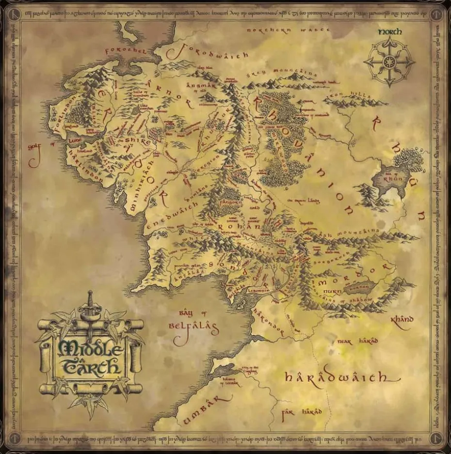 Lord of the rings Midgard puslespill