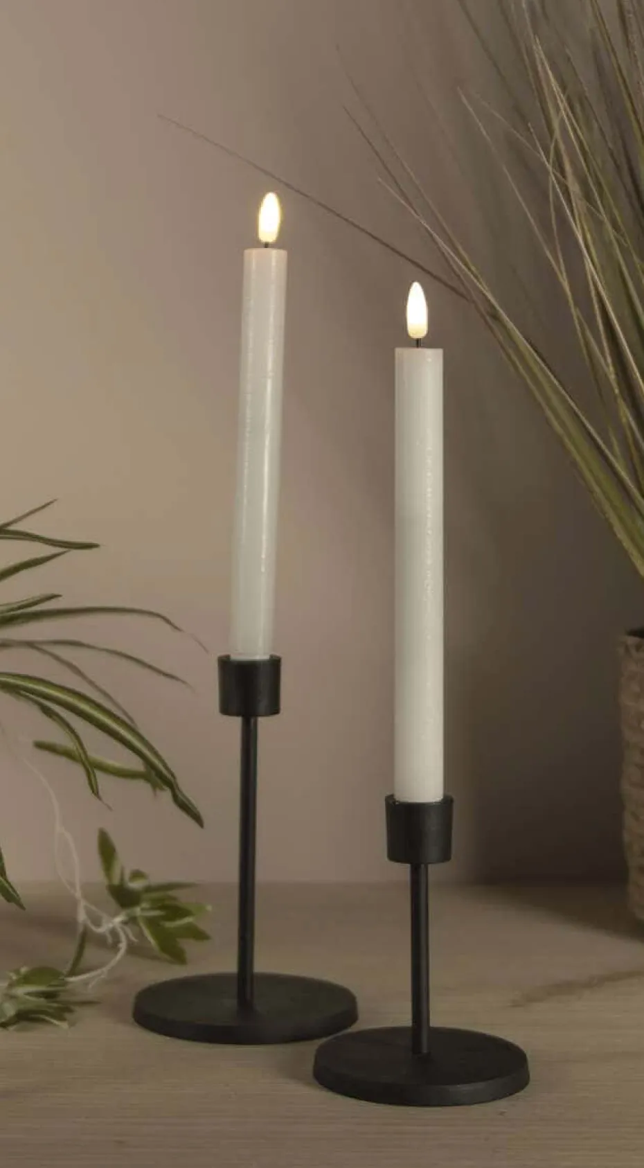 Lun LED kronelys 2-pk