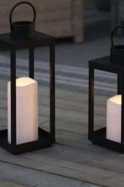 Lykt med integrert LED kubbelys