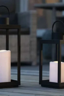 Lykt med integrert LED kubbelys
