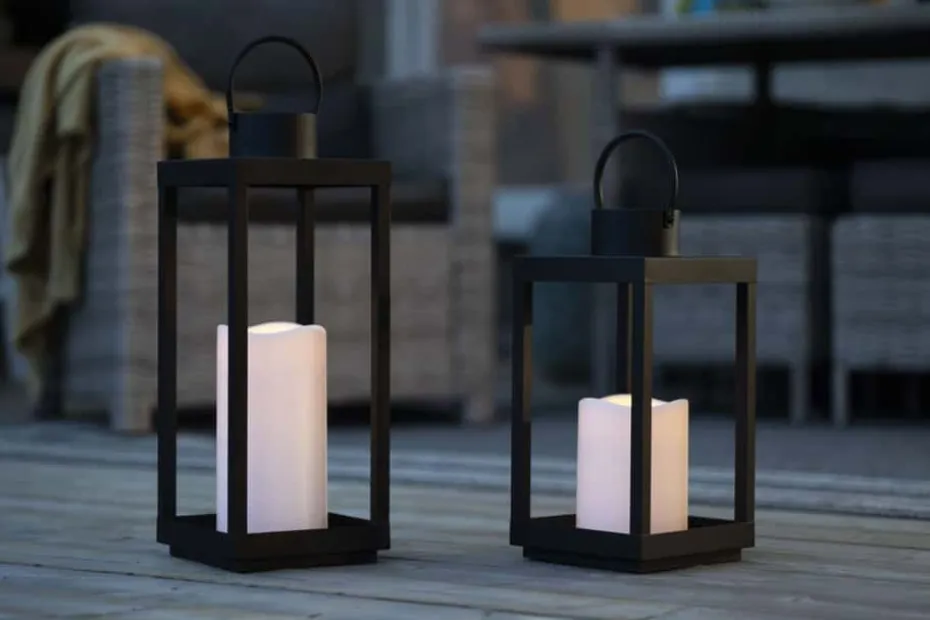 Lykt med integrert LED kubbelys