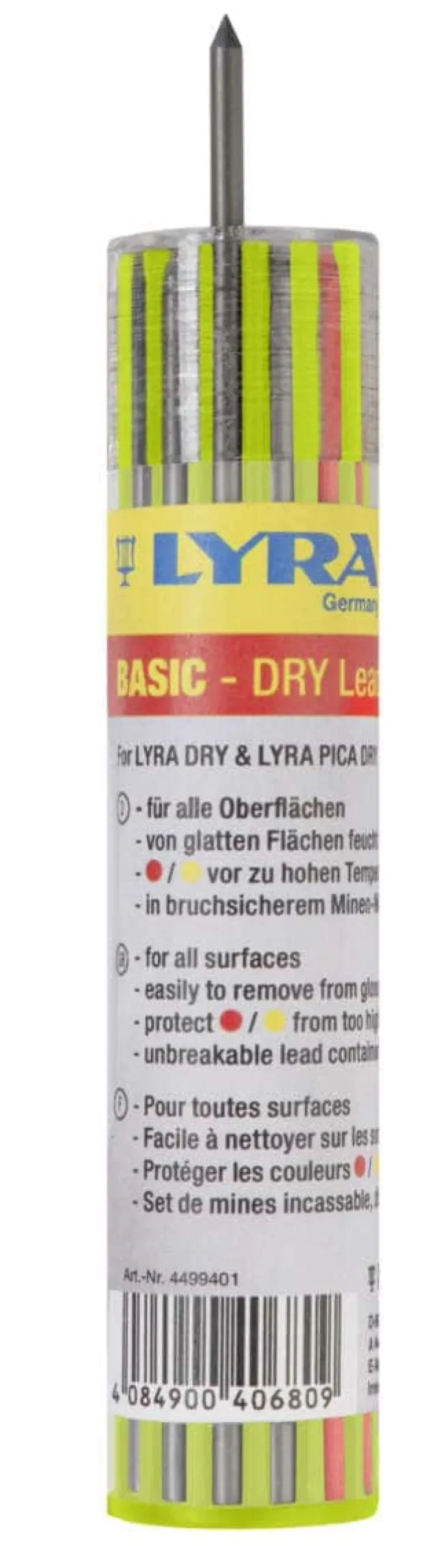 Lyra Dry Basic reservestifter, 12 stk